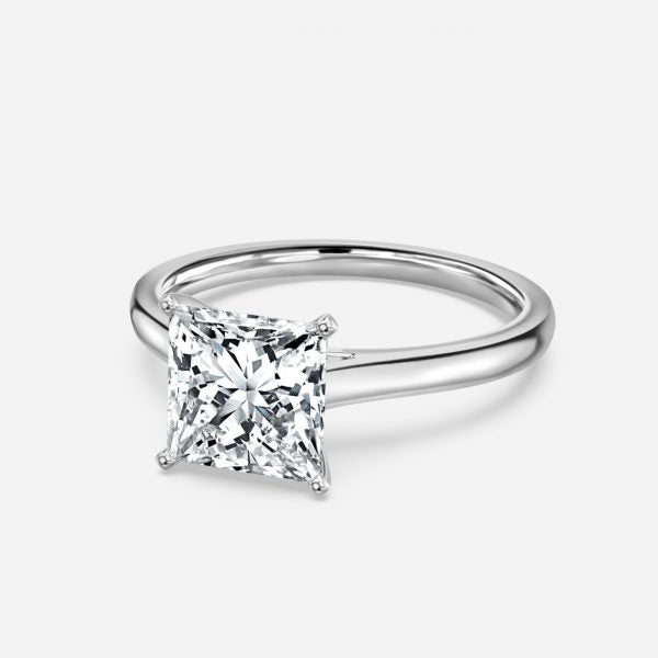 Arya Princess Solitaire Lab Grown Diamond Engagement Ring