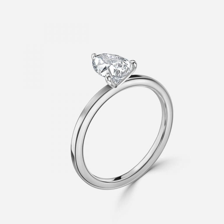 Nhẫn đính hôn Jiani Pear Solitaire
