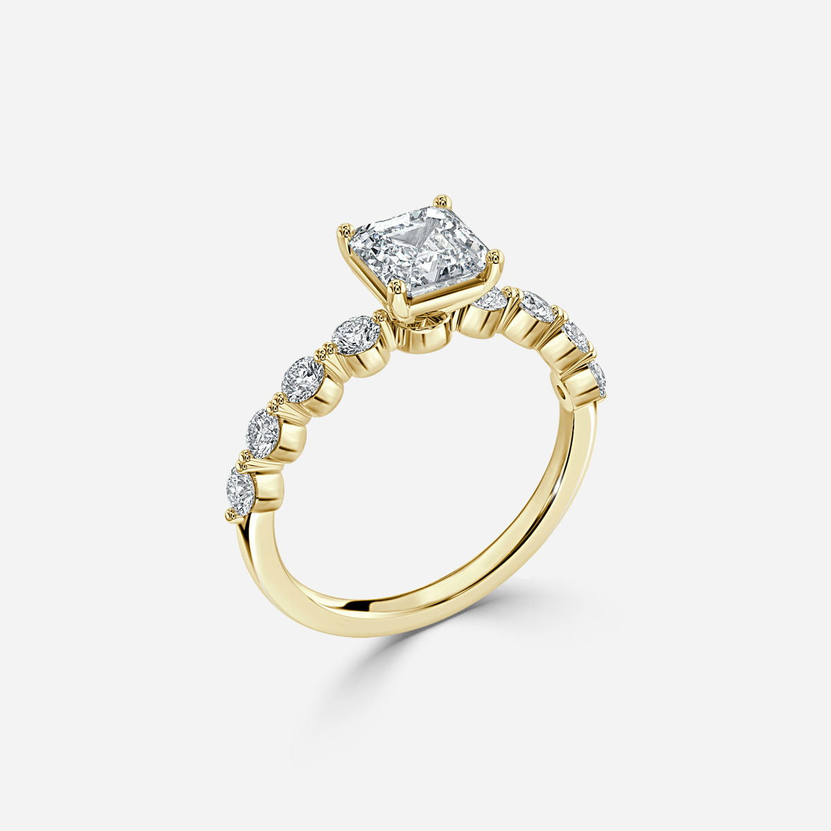 Nhẫn đính hôn kim cương nhân tạo độc đáo của Vivian Asscher