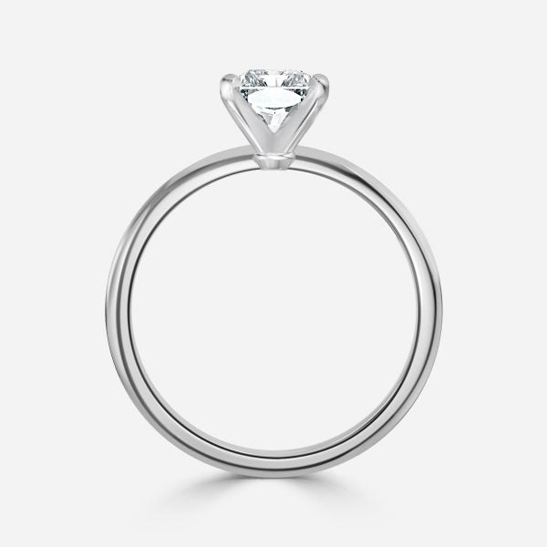 Nhẫn đính hôn kim cương nhân tạo Alika Radiant Solitaire