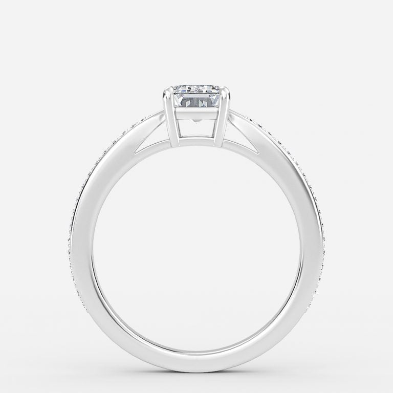 Nhẫn đính hôn kim cương Fior Emerald