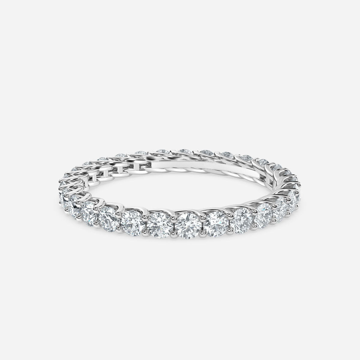 Rozen Round Diamond Wedding Ring