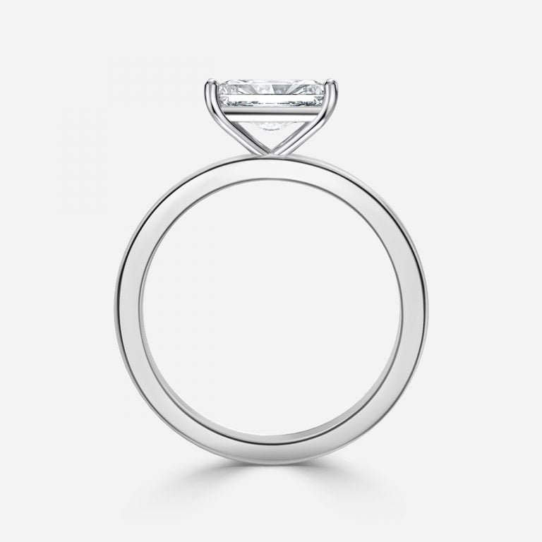 Demi Radiant Solitaire Lab Grown Diamond Engagement Ring