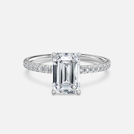 Luz-De-La-Luna-Emerald-Diamond-Band-Engagement-Ring