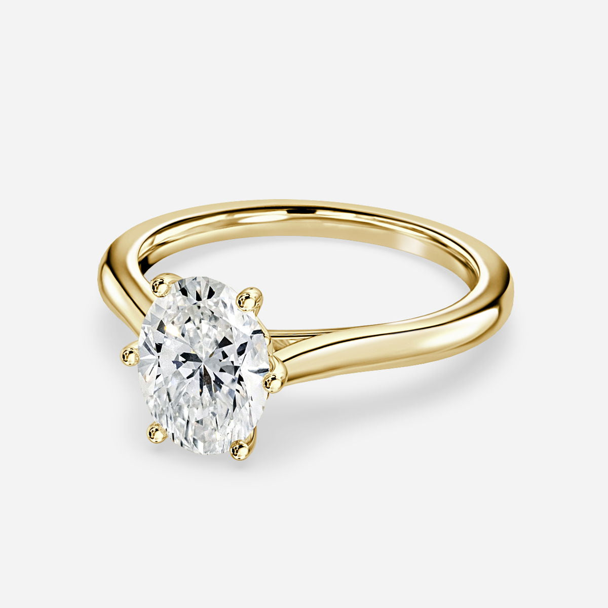 Nimi Oval Solitaire Lab Grown Diamond Engagement Ring