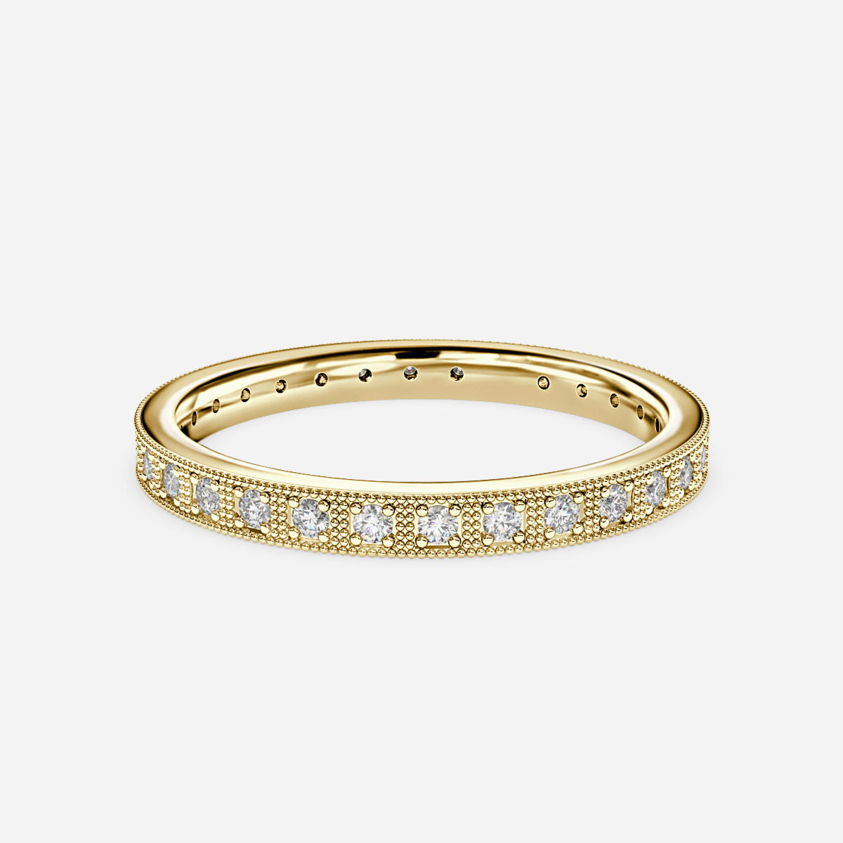 Cecily Round Cut Wedding Ring