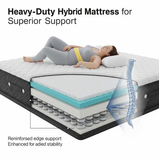 Your Clinical Guide to the Best Mattress for Heavy People