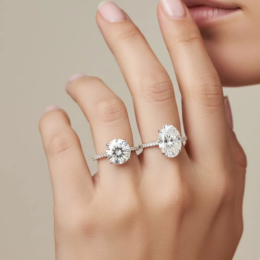 Round vs Oval: Which Diamond Cut Fits Your Style? | Lab Grown vs Natural Diamond Guide