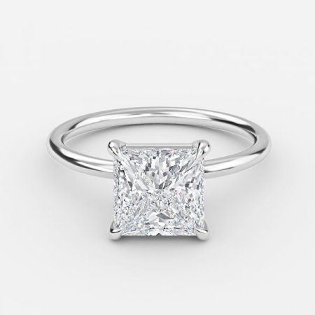 Adriana Princess Solitaire Lab Grown Diamond Engagement Ring