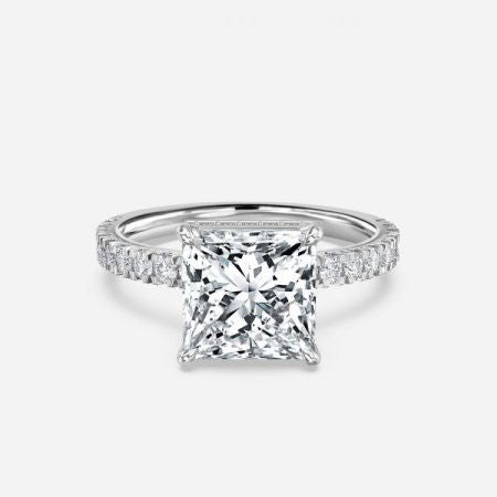 Kenzo Princess Hidden Halo Lab Grown Diamond Engagement Ring