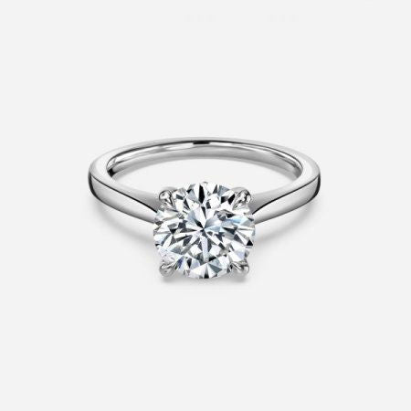 Violette Round Lab Grown Diamond Solitaire Engagement Ring