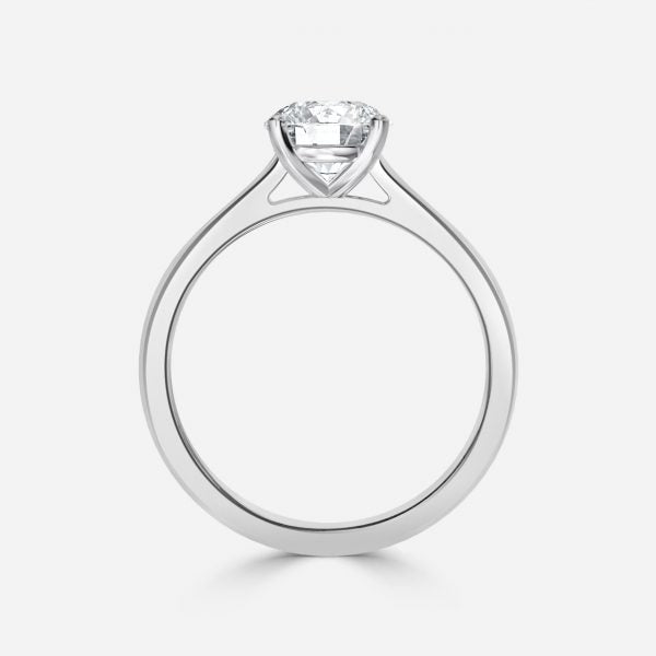 Arya Round Lab Grown Diamond Solitaire Engagement Ring