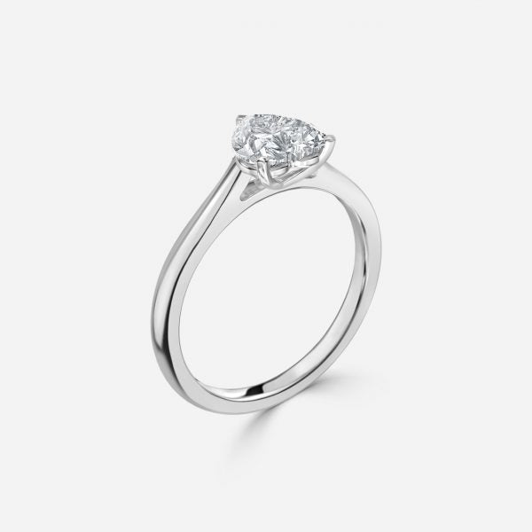 Arya Heart Lab Created Diamond Solitaire Engagement Ring