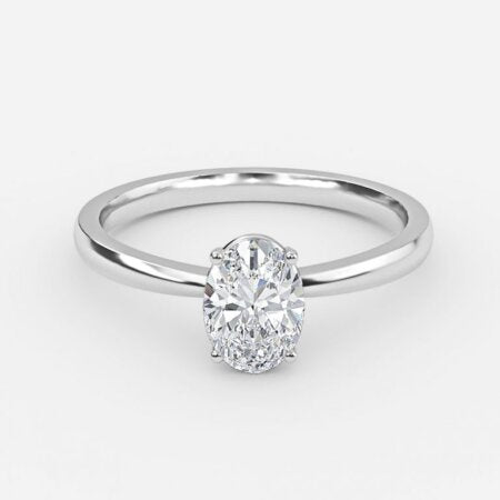 Esme Oval Solitaire Lab Grown Diamond Engagement Ring