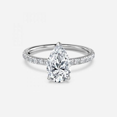 Sahana Pear Side Diamond Engagement Ring