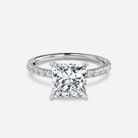 Sahana Princess Diamond Band Engagement Ring