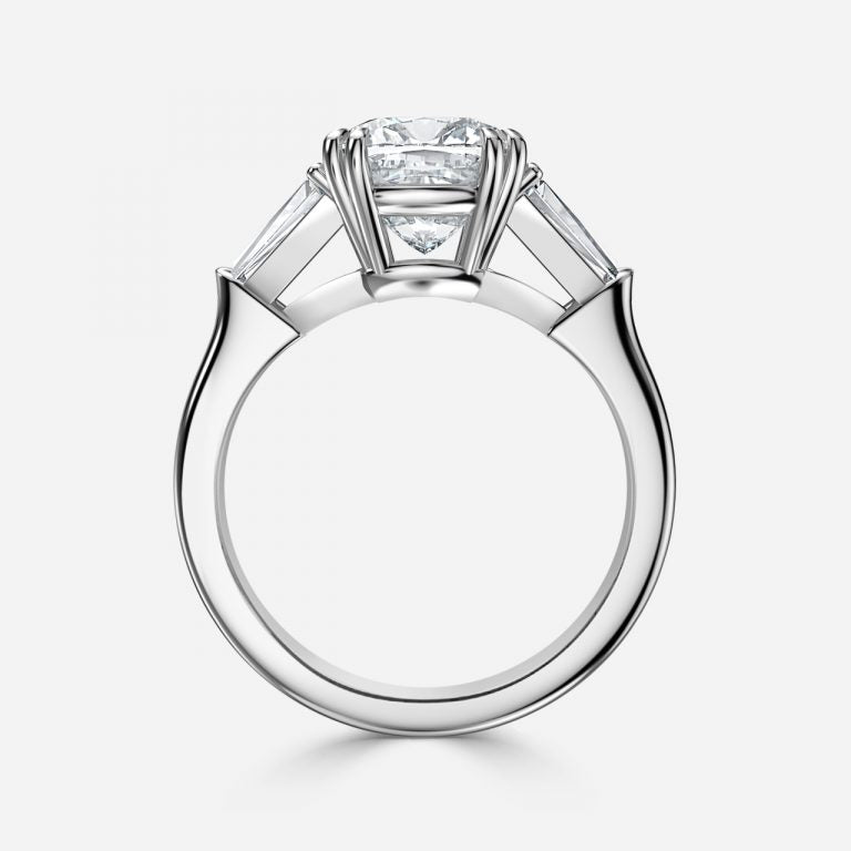 Nhẫn đính hôn Ava Cushion Three Stone