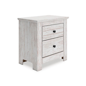 Makidern Two Drawer Night Stand