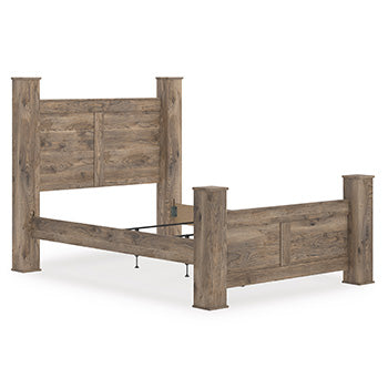 Rusticott Queen Poster Headboard Panel