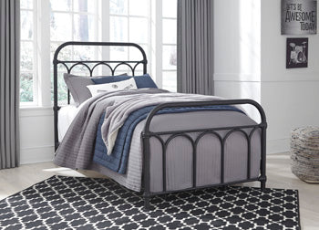 Nashburg  Metal Headboard/Footboard/Rails