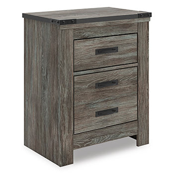 Frandern  Two Drawer Night Stand