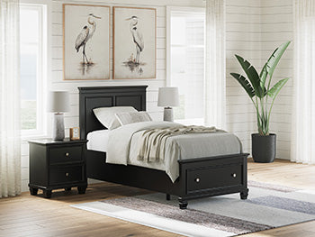 Lanolee  Storage Footboard w/Roll Slats