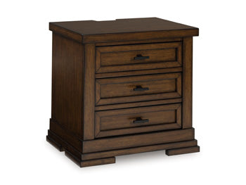 Taffenbrook  Three Drawer Night Stand