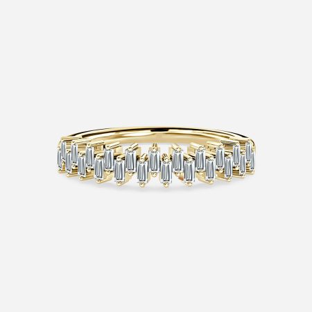 Sai Baguette Diamond Stackable Ring