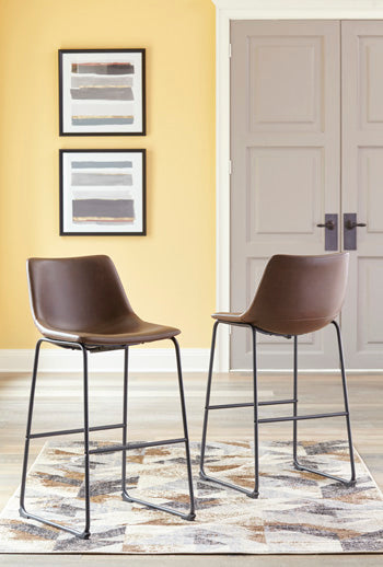 Centiar  Tall Upholstery Barstool (2/CN)