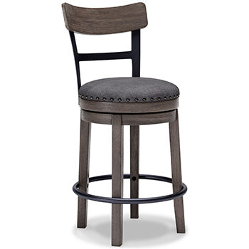 Caitbrook  Upholstery Swivel Barstool (1/CN)