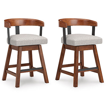 Ralene  Upholstery Swivel Barstool (2/CN)