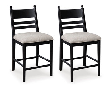 Greddinton Upholstered Barstool (2/CN)