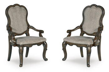 Maylee Dining UPH Arm Chair (2/CN)