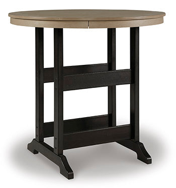 Fairen Trail Round Bar Table w/UMB OPT
