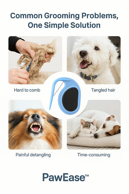 Premium Pet Knot Remover Comb – Gentle & Quick Hair Detangling Tool for All Pets