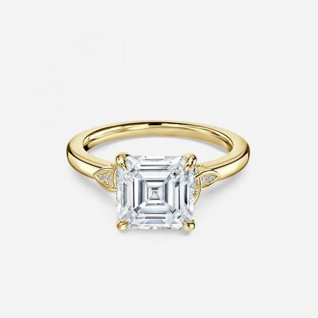 Jolie Asscher Vintage Lab Grown Diamond Engagement Ring