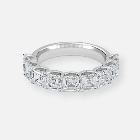 9 Stone Asscher Anniversary Band