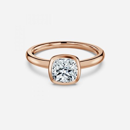 Aerin Cushion Bezel Lab Grown Diamond Engagement Ring