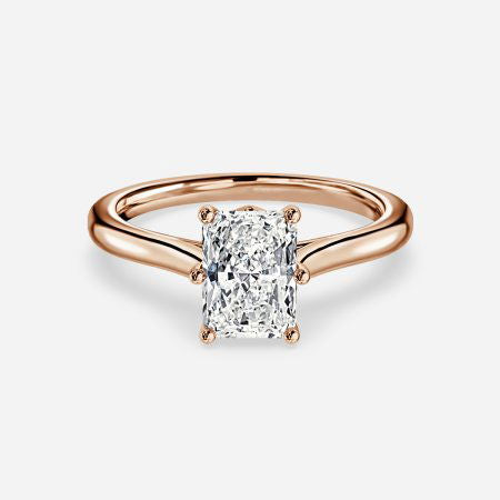 Nimi Radiant Solitaire Lab Grown Diamond Engagement Ring