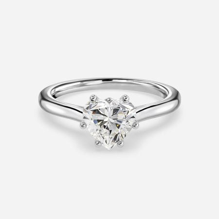 Nimi Heart Lab Created Diamond Engagement Ring