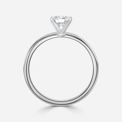 Nhẫn đính hôn kim cương nhân tạo Alika Cushion Solitaire