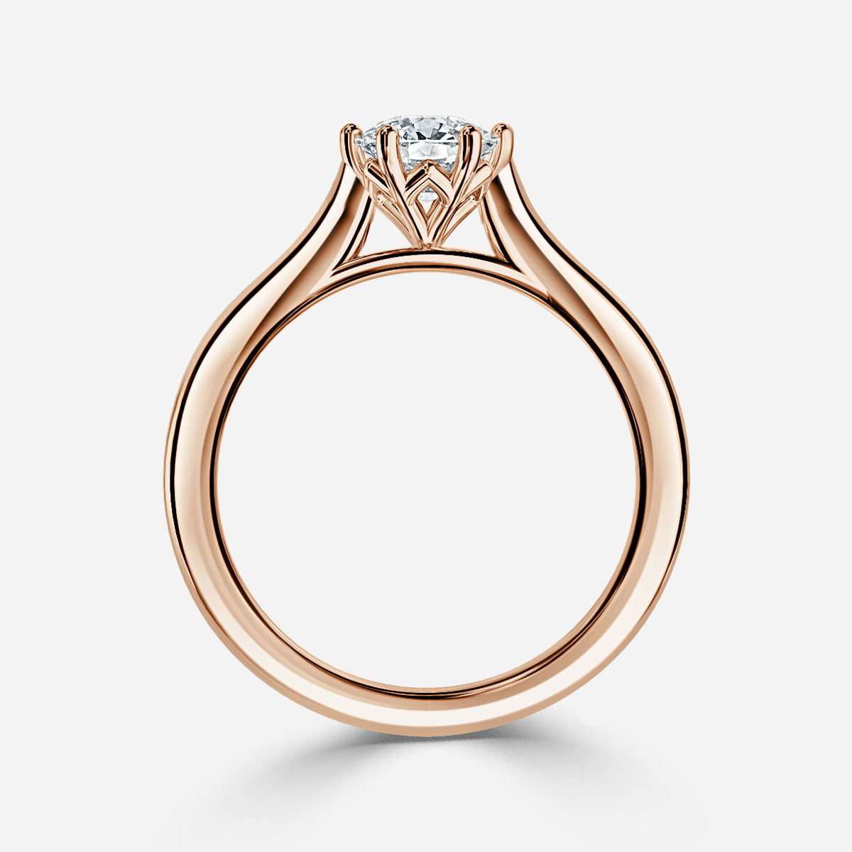 Nhẫn đính hôn kim cương nhân tạo Nimi Cushion Solitaire
