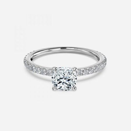 Winston Cushion Dainty Lab Grown Diamond Engagement Ring