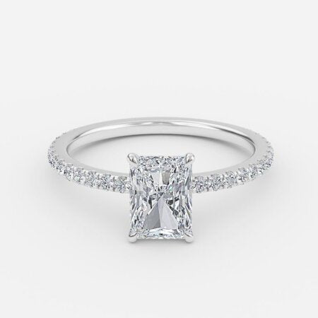 Winston Radiant Dainty Lab Grown Diamond Engagement Ring