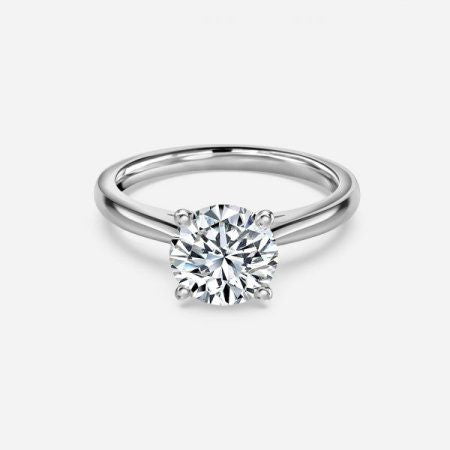 Florian Round Lab Grown Diamond Solitaire Engagement Ring