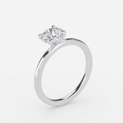 Jiani Round Lab Grown Diamond Solitaire Engagement Ring