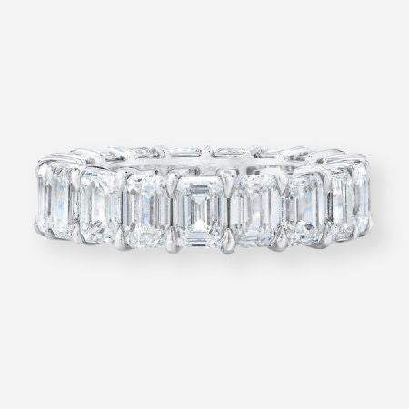 Classic Emerald Eternity Band