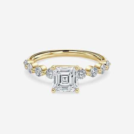 Vivian Asscher Unique Lab Grown Diamond Engagement Ring