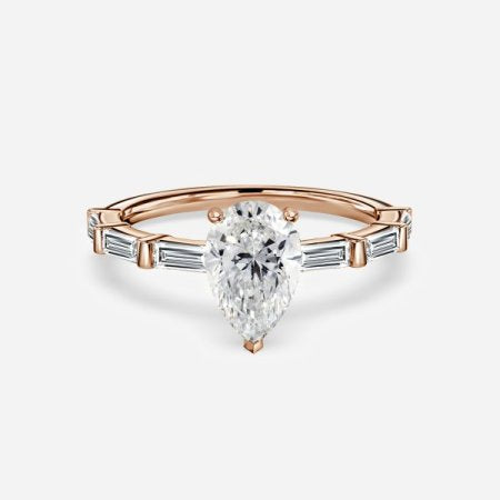 Kate Pear Side Diamond Engagement Ring