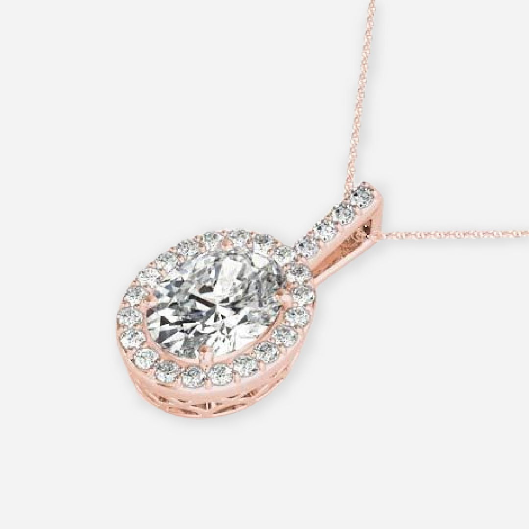 4-Prong-Oval-Lab-Diamond-Halo-Pendant